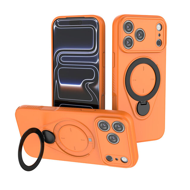 Preço de fábrica 360° Rotação Anel Magnético Capa de Telefone para iPhone 17 17 Pro 16 15 14 Pro Max À Prova de Choque TPU PC Capa