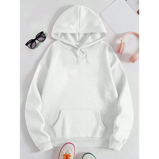 Sudaderas con capucha de colores sólidos en tallas grandes/estándar, ideales para salidas casuales de mujeres. for sale at factory direct price