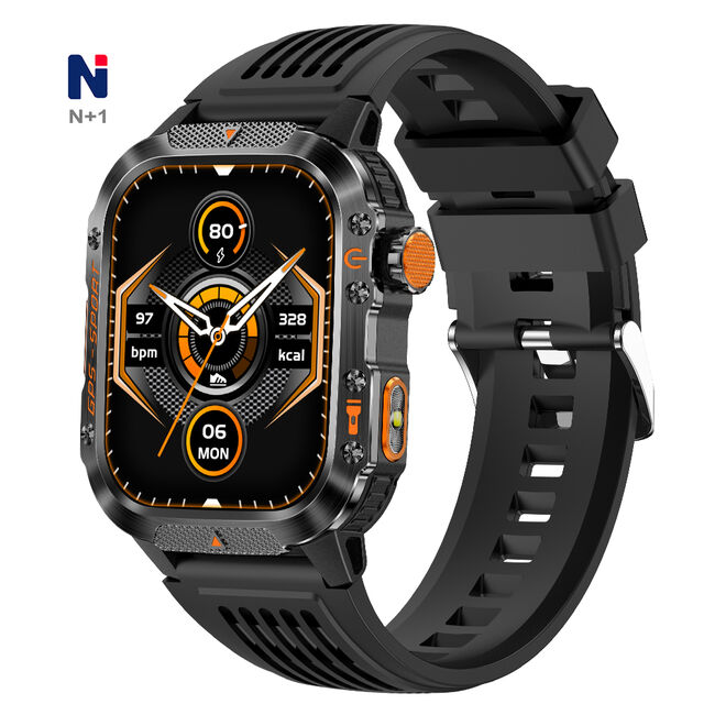 Montre Intelligente Professionnelle avec Accéléromètre NTC10, Batterie 540mAh, Lampe Torche, GPS, Altimètre Barométrique, Boussole et Étanchéité 3ATM sur eBay