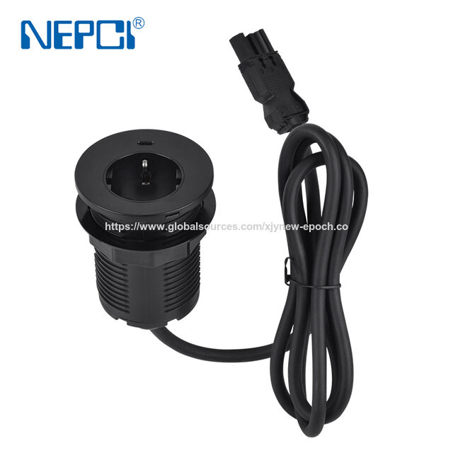 E.u Pop-up Outlet With Gst, Ac-01eu-65c-gst18 Compact Space Saving ...