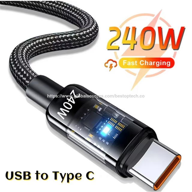 60W PD-Schnellladegerät mit HD-Display USB Typ-C auf L Kabel 1M geflochtenes Datenkabel für intelligente Stromübertragung im Großhandel for sale at factory direct price