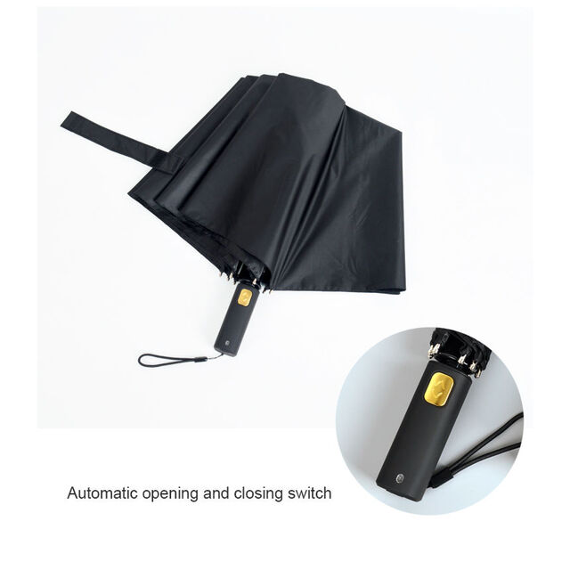 Parapluie promotionnel de voyage pour filles en gros, coupe-vent, pliable en 3 sections pour femmes, parapluie pliant automatique personnalisé pour la pluie avec logo