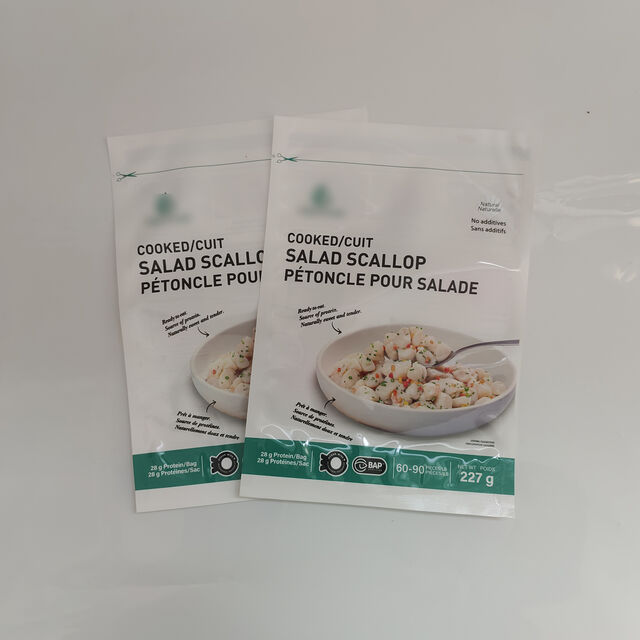 Bolsa de pie personalizada para vieiras de ensalada for sale at factory direct price