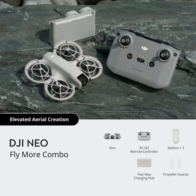 DJl Neo Fly More Combo Mini Drone FPV para DJl RC-N2 RC 2 Óculos 3 RC Motion 3 DJl Original Novo Drone