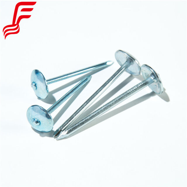 Clavos para Techos Galvanizados con Cabeza de Paraguas y Vástago Torcido para Fijación de Placas de Asbesto con Cabeza de Seta - Fabricados en China for sale at factory direct price