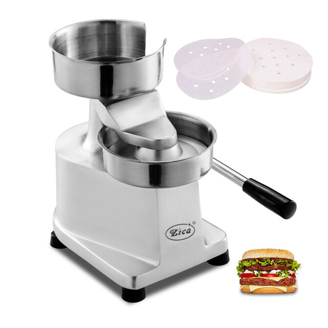 ماكينة همبرغر تجارية مكبس برجر 150 مم صانع فطائر همبرغر تشكيل لحوم شديد التحمل for sale at factory direct price