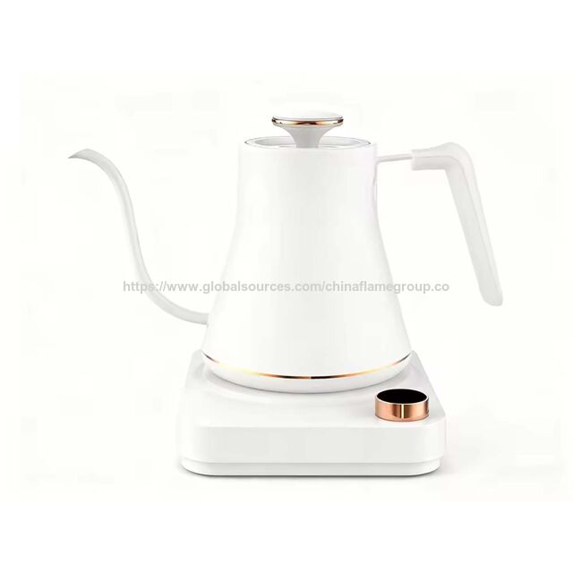 Chaleira Elétrica com Logotipo Personalizado, Controle de Temperatura, Bico de Ganso, Pour Over Manual, Chaleira com Display Digital para Café Coado for sale at factory direct price