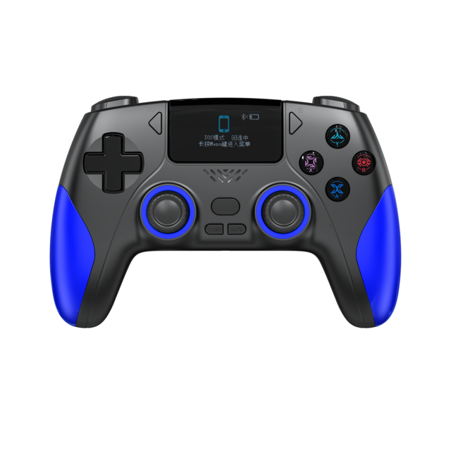 Drahtloser BT Display Menü P4 Gamecontroller, taktiles Feedback, Multiplattform-Unterstützung P4/PC/Android/IOS/Switch Gamepad