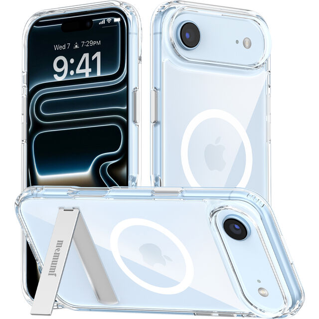 Memumi Transparente Hülle mit Unterstützung für iPhone 17 Air, Kompatibel mit MagSafe, Klares magnetisches Schutzgehäuse for sale at factory direct price