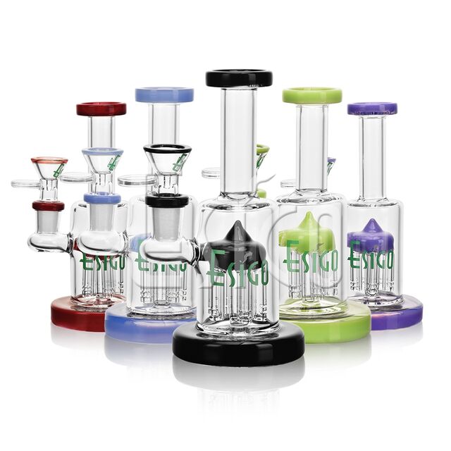 Esigo Slime Color Tree Perc Glass Oil Rig Pipe à Eau en Verre