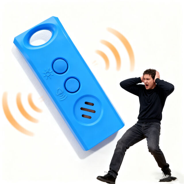 120dB Persönlicher Sicherheitsalarm Mini Wiederaufladbarer Alarm zur Sicherheit mit LED-Beleuchtung für Kinder und Frauen beim Nachtlauf