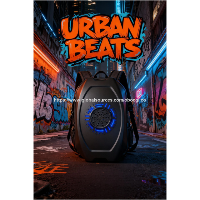 Sac à Dos de Fête avec Haut-parleur Bluetooth 300W, Basses Lourdes, Rechargeable, Système Stéréo TWS pour Événements en Plein Air, Certifié ISO