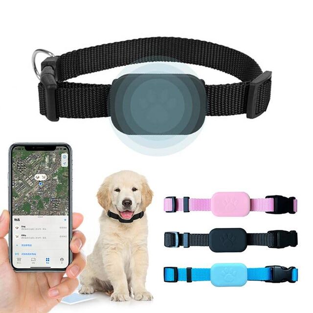 Paws Shape Pet Locator Collar Cat Dog Anti-loss Tracker Device Remote Localizator Tracking GPS Smart Pet Collar for IOS for sale at factory direct price