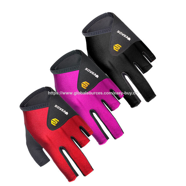 قفازات بلياردو، قفازات بلياردو بدون أصابع بثلاثة أصابع لليد اليسرى للرجال والنساء for sale at factory direct price