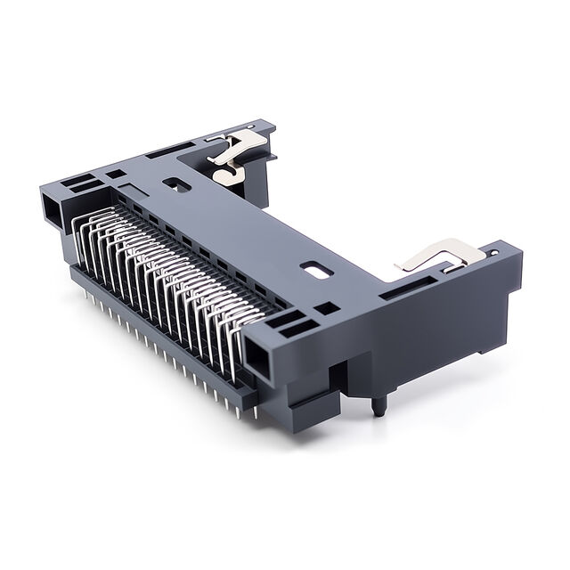 OEM-Hersteller 68-poliger Speicher-PC-Karten-Sockel-Steckverbinder PCMCIA Express Card Sockel Durchgangsbohrung rechtwinkliger PCB-Montage-Steckverbinder