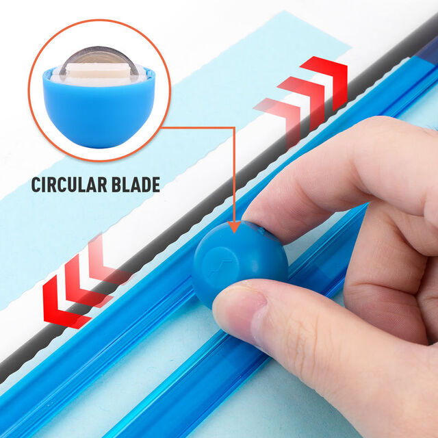 ZEQUAN DIY Bastel Papierschneider 3 in 1 Multifunktions Papiertrimmer mit Sicherheitslineal für Büro, Schule oder DIY for sale at factory direct price