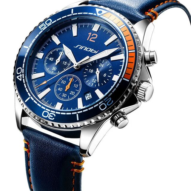 Reloj de Pulsera Multifunción Deportivo Luminoso para Hombre con Tres Manecillas Pequeñas, Resistente al Agua, de Cuarzo, Montre Femme, Caja de Regalo