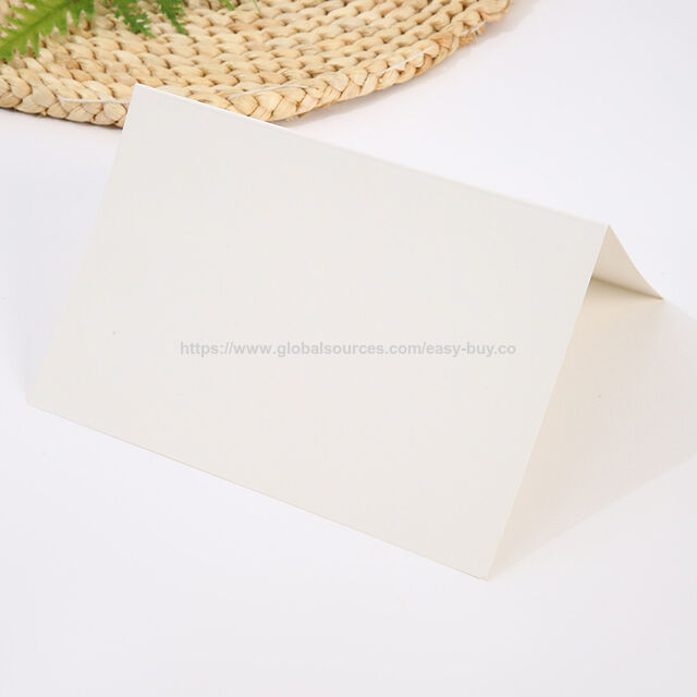 Standard-Anlassgrußkarten, Weißkartendruck, Heißprägung, Dankeskarte, Faltgrußkarte, Kraftpapierumschlag for sale at factory direct price