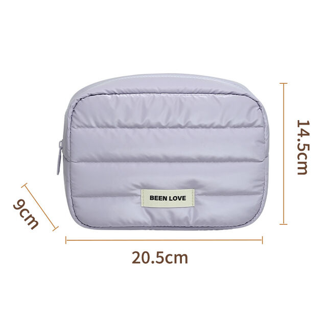 Bolsa de Almacenamiento Portátil, Neceser de Maquillaje de Mano, Bolsa de Viaje de Gran Capacidad y Apariencia Atractiva