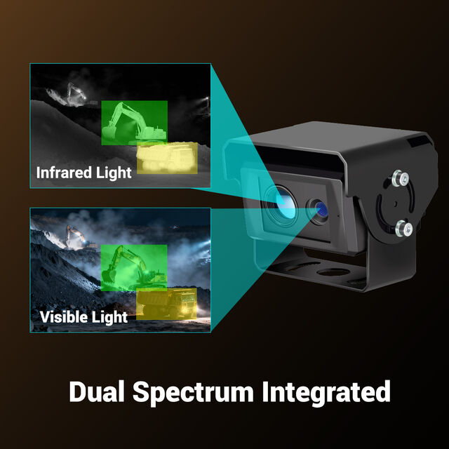 STONKAM Câmeras de Visão Noturna Infravermelhas com Imagem Térmica, Câmera de Visão Traseira com Sensor Duplo para Veículos de Construção for sale at factory direct price