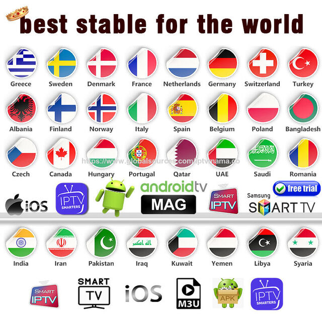 IPTV Best Europe Reseller Panel For UK Germany Netherlands Belgium Hot Sale Sweden Denmark Finland Norway for sale at factory direct price