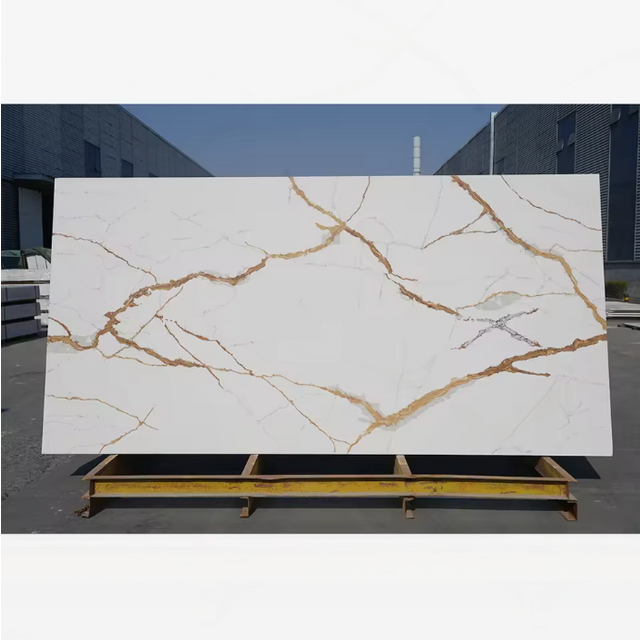 Losas de cuarzo de diseño moderno chino de 3200 x 1600 mm, personalización de piedra de cuarzo de piedra natural, decoración para el hogar para encimeras