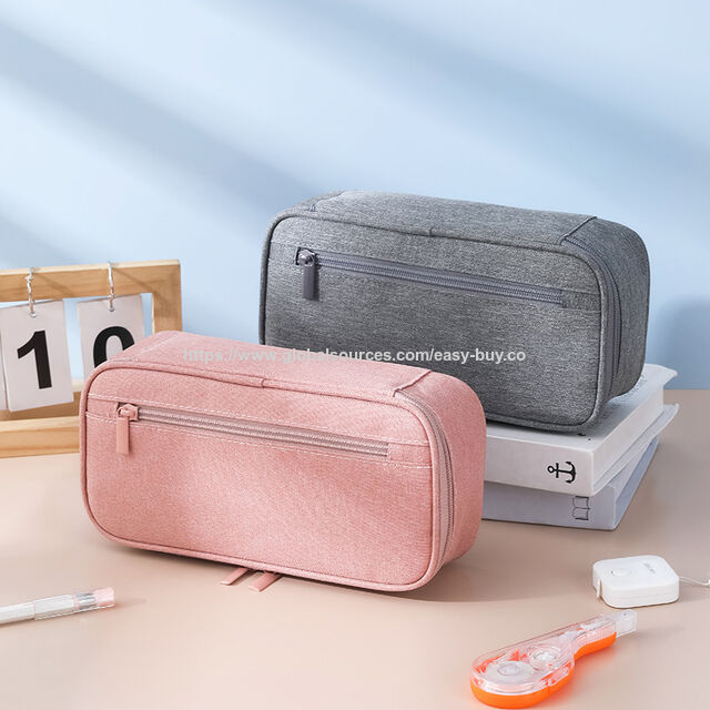Kotak pensil anak-anak, tas pena multifungsi, kotak pensil siswa berkapasitas besar, kotak pensil "high-face" gaya ins for sale at factory direct price
