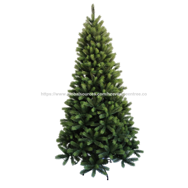 Pohon Natal pra-lampu Engsel PE 2,3 Meter untuk Dekorasi for sale at factory direct price