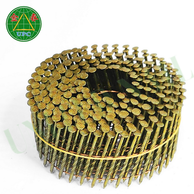 Drahtgebundene Coilnägel 1-1/4" x 0,083 mit glattem Schaft, Sondergrößen für Druckluft-Coilnagler, Kopfform prüfen, beste Preise aus Vietnam