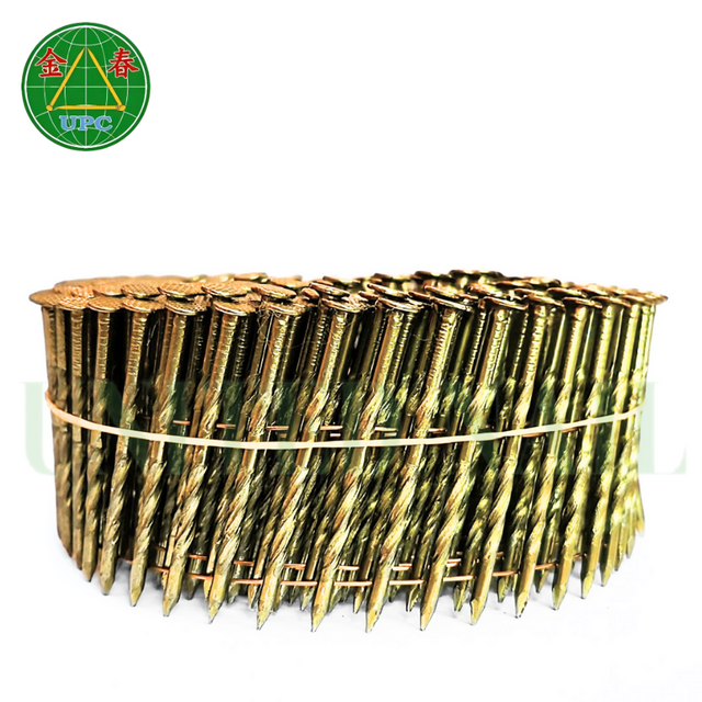 Rostbeständige 1-3/4-Zoll-Stahl Coilnägel mit glattem/spiral-/ringförmigem Schaft für Außenrahmenbau & Palettenherstellung, hergestellt in Vietnam