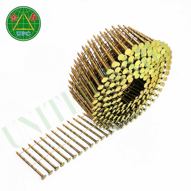 1-3/4-Zoll Coilnägel mit glattem/Ring-/Schraubenschaft, kundenspezifische Größe für Druckluft-Coilnagler, wettbewerbsfähiger Preis direkt ab Werk in Vietnam