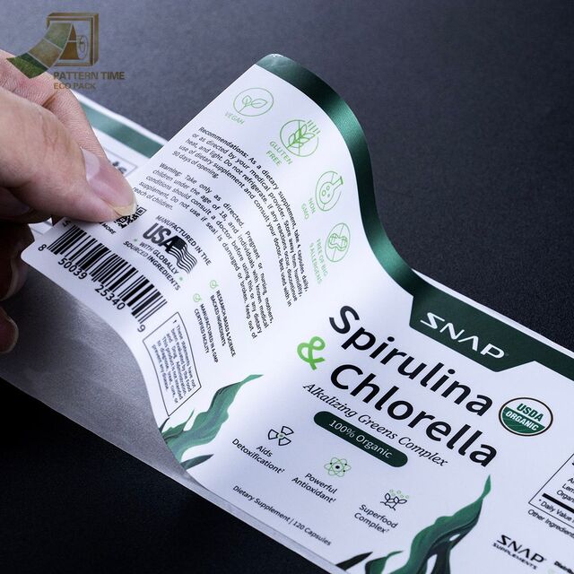 Embalagem Personalizada de Alimentos, Impressão à Prova d'Água, Logotipo Adesivo, Etiquetas de Folha de Prata, Autocolantes, Garrafas, Vinil, Etiqueta de Produto Especial