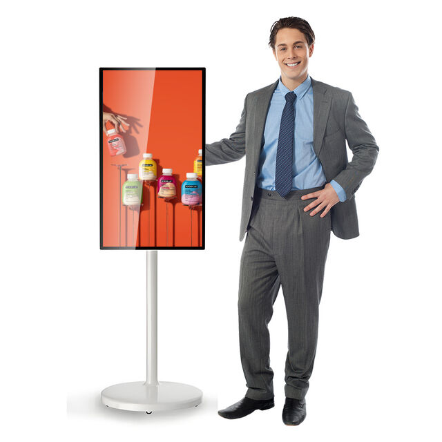 Cheap 32 Inch Portable Tv Android 14 Rechargeable Mobile Tv Android Mobile Portable Smart Tv for sale at factory direct price