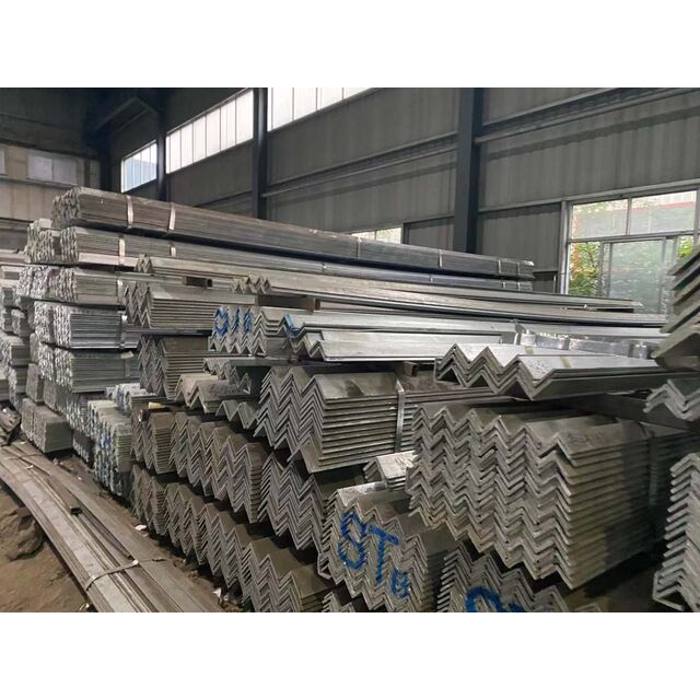 قضيب زاوية فولاذي كربوني بالجملة Q235B قضيب زاوية فولاذي مجلفن فولاذ زاوية for sale at factory direct price