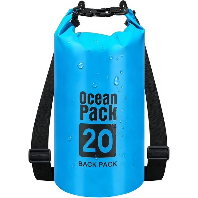 Bolsa Seca Enrollable Impermeable Premium de 20L - Para Hombres y Mujeres for sale at factory direct price