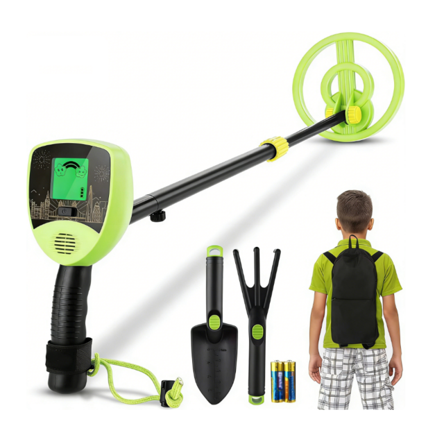 Detector de Metales Ajustable MD-1015 OEM Personalizable para Niños, Ligero, de Mano, Juguete Educativo para Aventura de Búsqueda de Tesoros al Aire Libre for sale at factory direct price