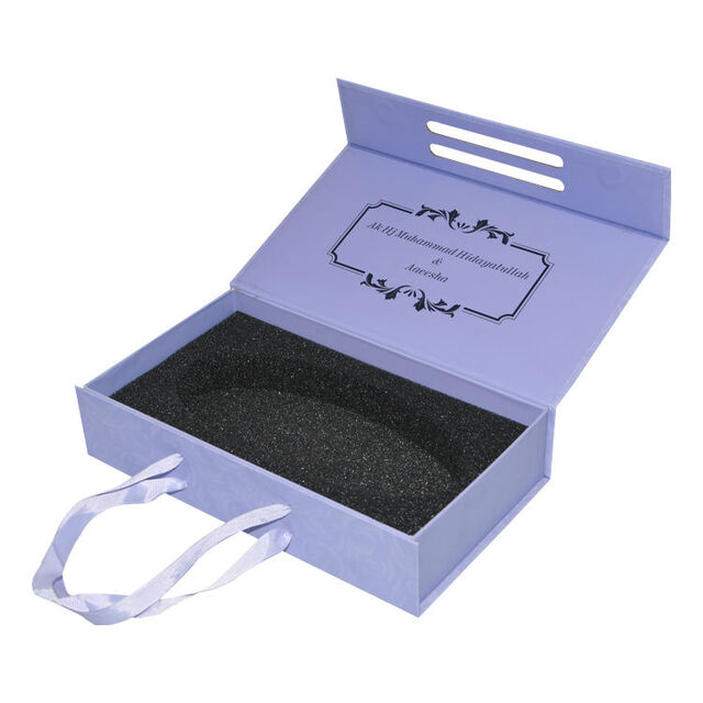 Caja de Regalo de Fabricante de Fábrica con Cierre Magnético, Cartón, Envase para Tarro de Crema Cosmética con Inserto de Espuma de Esponja