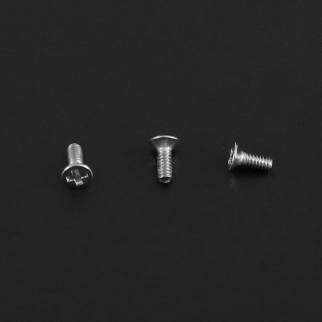 Vis pour lunettes, vis à tête fraisée cruciforme à tête F, petites vis à 100 broches pour connecter les montures de lunettes. for sale at factory direct price