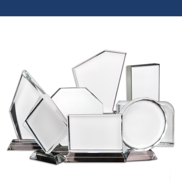 Mehrfach-Sublimations-Kristalltrophäen-Rohlinge, Glasplatten-Rohlinge für Druck-Kristall-Fotorahmen, Kunsthandwerk & kundenspezifische Geschenke