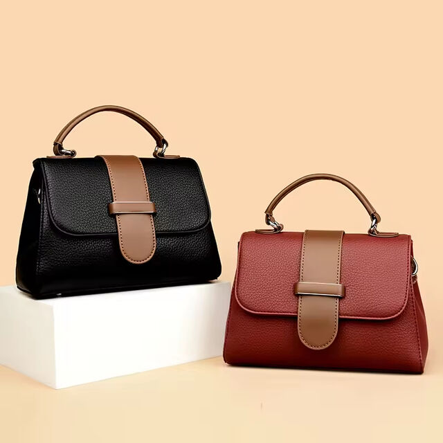Women's Leather Tote Bag - Large Capacity Work Bag With Zipper, Adjustable Shoulder Strap, Brown