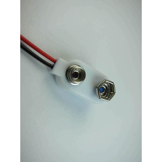 Conector de Bateria Rígido de PP Bem-feito para Baterias PP3 ou de 9V, Tipo I. Pode ser usado em muitos produtos eletrônicos, equipamentos e brinquedos. for sale at factory direct price