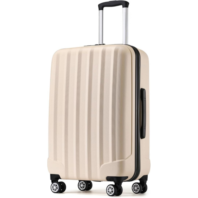 Mala Trolley Rígida ABS+PC Leve para Bagagem de Mão com 4 Rodas Giratórias e Fechadura de Combinação para Bagagem Despachada, Negócios for sale at factory direct price