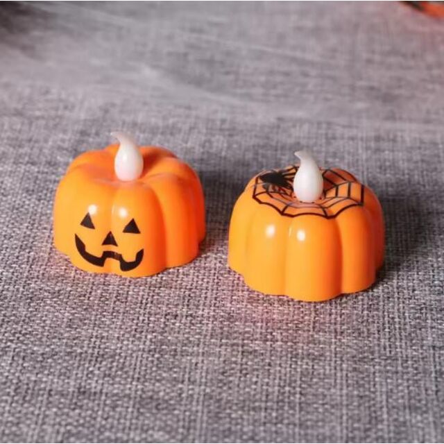 Halloween LED Kerzen Elektronische Kürbislaternen für Partydekorationen