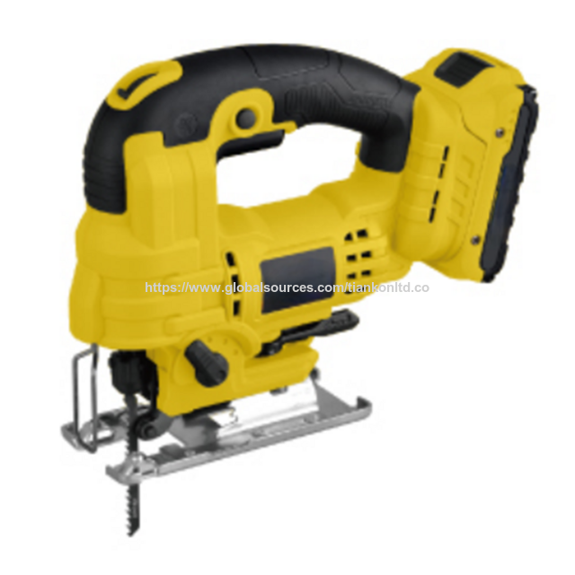 Sierra de calar sin escobillas de 20 V al por mayor, 800-3500 SPM, velocidad variable para corte de madera, luz LED, 4 configuraciones orbitales for sale at factory direct price