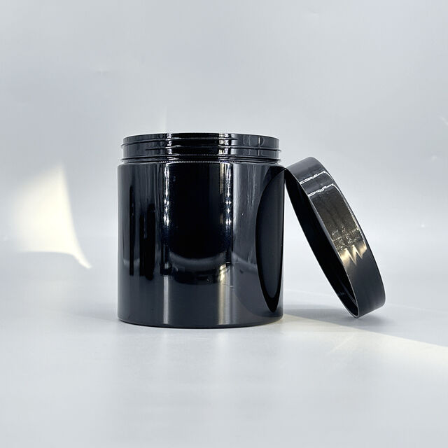 Venta al por mayor Nuevo diseño Envase vacío de plástico PET de 60 ml, 120 ml, 200 ml, 250 ml y 500 ml con tapa para mantequillas corporales, exfoliantes corporales y cremas for sale at factory direct price