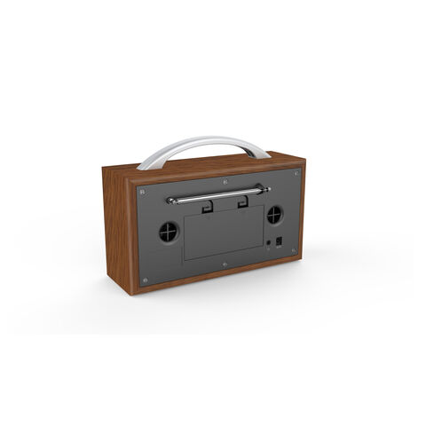 Rádio Atacado Novo FM DAB/DAB+ com Alto-falante USB OEM de Madeira Mono/Estéreo Rádio Relógio DAB Alto-falantes baratos para casa/escritório for sale at factory direct price