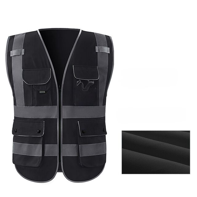 Gilet de sécurité Premium Série Noire - Gilet de sécurité de police, Veste de gilet de sécurité de haute qualité pour hommes | Beau gilet de sécurité for sale at factory direct price