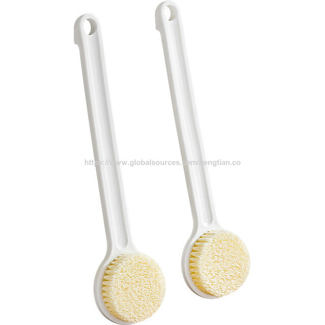Nuevo Juego de Cepillos de Baño de Mango Largo de Venta Caliente, Cepillo Exfoliante para la Espalda, Cepillo de Limpieza para la Espalda, Baño