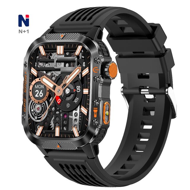 Neues Design GPS-Tracking NTC10 540mAh Batterie Taschenlampe GPS Barometrischer Höhenmesser Kompass 3ATM Smart Watch für Unternehmen for sale at factory direct price