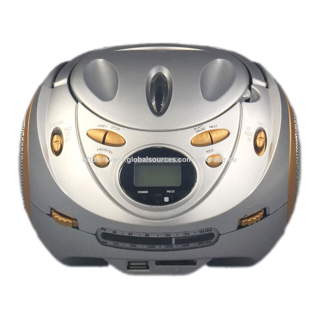 Radio con conector Aux-in y ranura para tarjeta SD, reproductores de CD portátiles de moda con unidad flash USB, CD/AM/FM. for sale at factory direct price